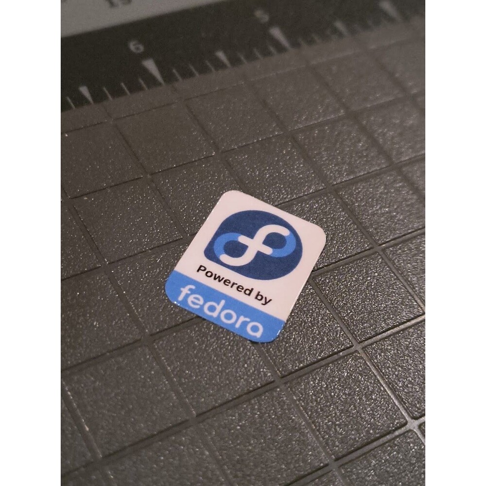 Fedora Linux Sticker / Decal / Badge (6 Pack)